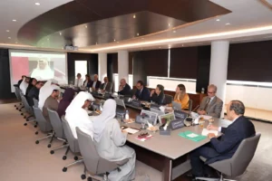 استقبال أعضاء جائزة خليفة التربوية بالمجلس الأعلى للتربية والتكوين والبحث العلمي

