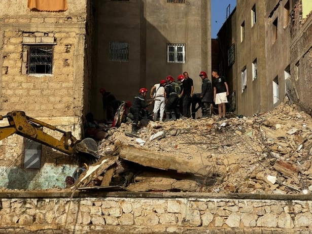 انهيار عمارة سكنية بفاس.. فتح بحث قضائي للكشف عن الأسباب وتحديد المسؤوليات